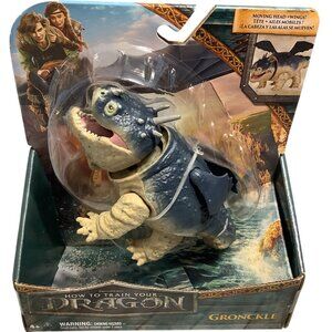 DreamWorks How To Train Your Dragon Gronckle 6" Figure Moving Head & Wings Blue